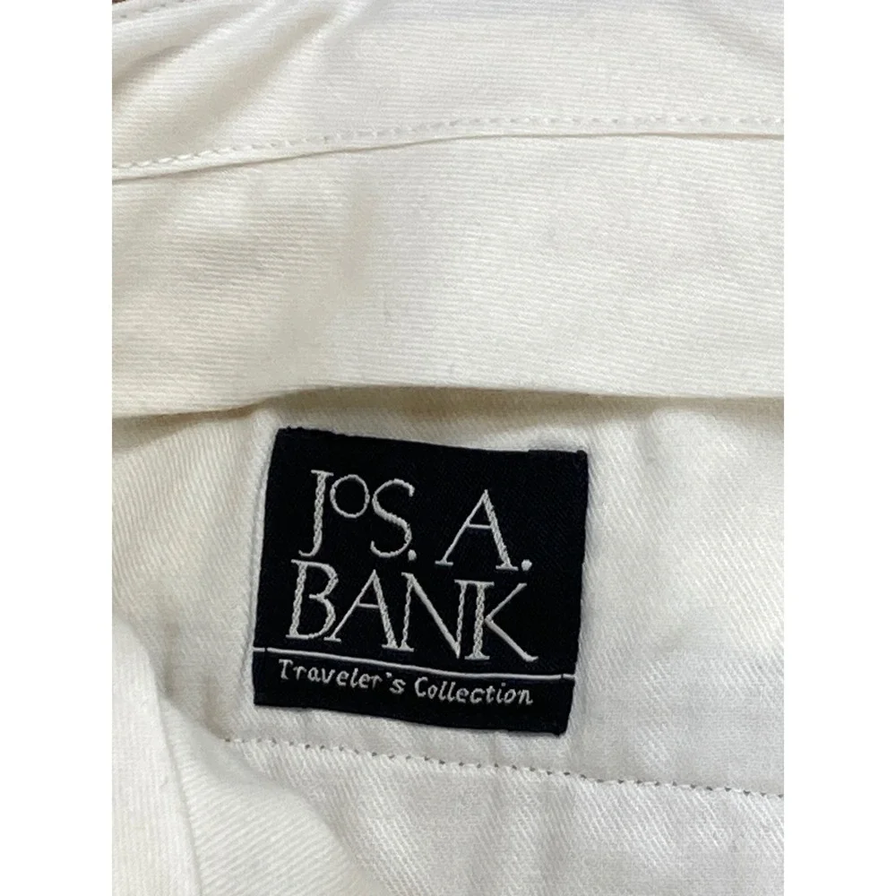 Jos. A. Bank Traveler's Collection Pleated Linen Dress Pants Mens 36x29 Office